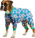 Onsie for Dog after Surgery Big Dogs, Big Dog Clothes, Post Surgery Onesie, Lightweight Fabric Pitbull Dog Pullover Pajamas, Puppy Pajamas, Pitbull Clothes, Blue Green L