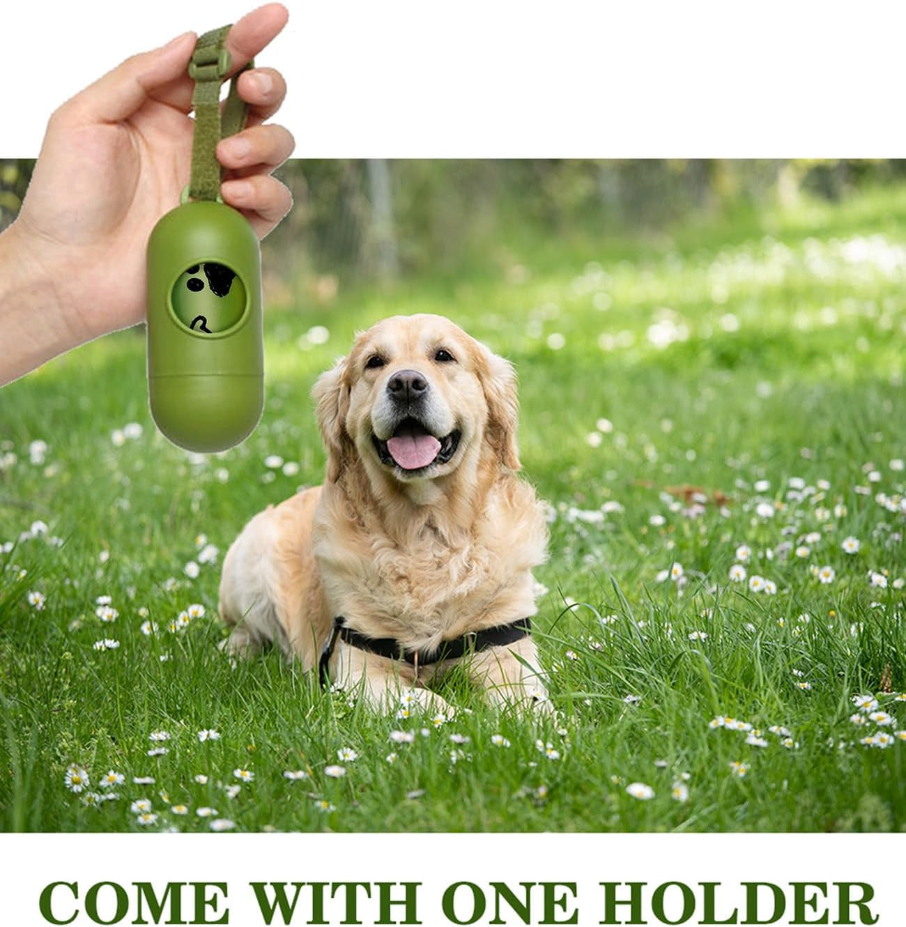 Dog Poop Bags 280 Counts: Extra Thick Leakproof Waste Bag with Dispenser for Doggy (Scented)